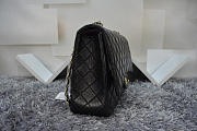 Chanel Lambskin Flap Bag in Black 30cm with Gold Hardware - 3