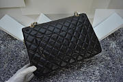 Chanel Lambskin Flap Bag in Black 33cm with Gold Hardware - 4