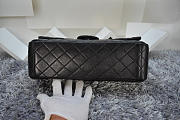 Chanel Lambskin Flap Bag in Black 33cm with Silver Hardware - 6