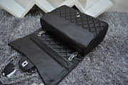 Chanel Lambskin Flap Bag in Black 33cm with Silver Hardware - 2