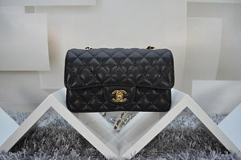 Chanel Flap Bag Caviar in Black 20cm with Gold Hardware