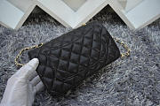 Chanel Flap Bag Caviar in Black 20cm with Gold Hardware - 5