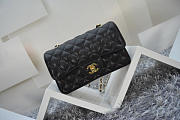 Chanel Flap Bag Caviar in Black 20cm with Gold Hardware - 4