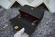 Chanel Flap Bag Caviar in Black 20cm with Gold Hardware - 2