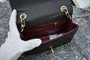 Chanel Flap Bag Caviar in Black 20cm with Gold Hardware - 3