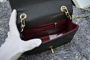 Chanel Flap Bag Caviar in Black 20cm with Gold Hardware - 5