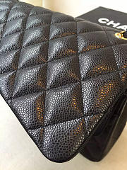 Chanel Flap Bag Caviar in Black 30cm with Gold Hardware - 5