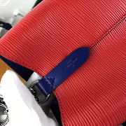 Louis Vuitton Lockme Bucket EPI Leather in Red - 5