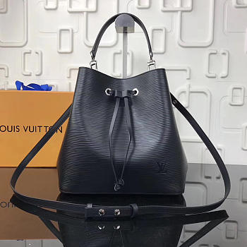 Louis Vuitton Lockme Bucket EPI Leather in Black