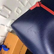 Louis Vuitton Lockme Bucket EPI Leather in Blue - 5