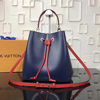 Louis Vuitton Lockme Bucket EPI Leather in Blue