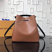Louis Vuitton Lockme Bucket EPI Leather in Khaki - 4