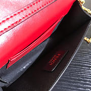 Fendi Original Calfskin Leather Pocket With Red - 5