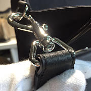 Fendi Tote Montage Leather Handbag Black - 2