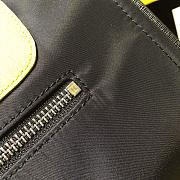 Fendi Tote Montage Leather Handbag with Black - 4