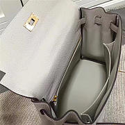 Hermes Kelly Mini leather White handbag for women - 4