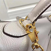 Hermes Kelly Mini leather White handbag for women - 2