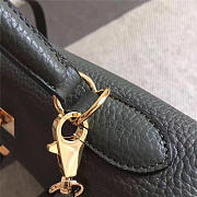 Hermes Kelly Mini leather Gray handbag for women - 4