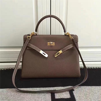 Hermes Kelly Mini leather handbag for women