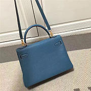 Hermes Kelly Mini Blue handbag for women - 6