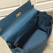 Hermes Kelly Mini Blue handbag for women - 4