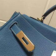 Hermes Kelly Mini Blue handbag for women - 3