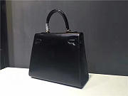 Hermes Kelly handbag in Black - 3