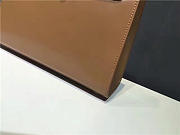 Hermes Kelly Leather Handbag Khaki - 5