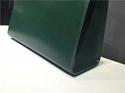 Hermes Kelly Leather Handbag Dark Green - 5
