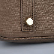 Hermes original togo leather birkin 30cm bag in Dark Coffee - 4