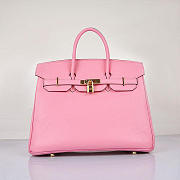 Hermes original togo leather birkin 30cm bag in Pink - 1