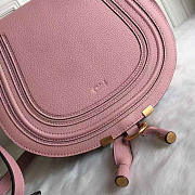 Chloe original calfskin crossbody saddle bag in Pink - 3