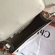 Chloe Medium Nile Bracelet Leather Crossbody Bag in White - 6