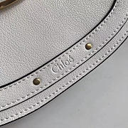 Chloe Medium Nile Bracelet Leather Crossbody Bag in White - 4