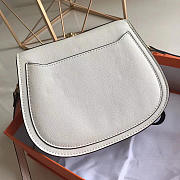 Chloe Medium Nile Bracelet Leather Crossbody Bag in White - 2