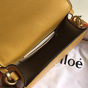 Chloe Medium Nile Bracelet Leather Crossbody Bag in Yellow - 4