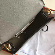 Chloe Medium Nile Bracelet Leather Crossbody Bag in Gray - 4