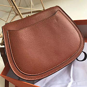 Chloe Medium Nile Bracelet Leather Crossbody Bag in Brown - 3