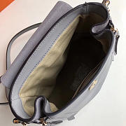 Chloe Faye Calfskin Large Backpack in Gray - 4