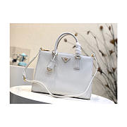Prada Galleria Saffiano Leather Bag in White - 1