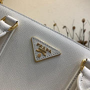 Prada Galleria Saffiano Leather Bag in White - 6