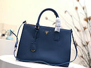 Prada Galleria Saffiano Leather Bag in Blue - 1