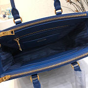 Prada Galleria Saffiano Leather Bag in Blue - 4