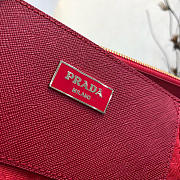 Prada Galleria Saffiano Leather Bag in Red - 5