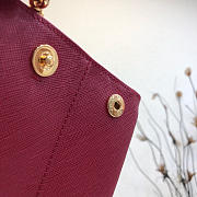 Prada Galleria Saffiano Leather Bag in Red - 2