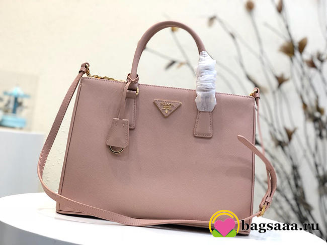Prada Galleria Saffiano Leather Bag in Pink - 1