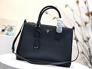 Prada Galleria Saffiano Leather Bag in Black - 1