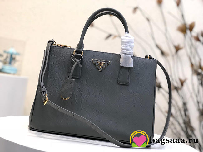 Prada Galleria Saffiano Leather Bag in Gray - 1