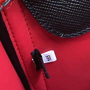 Prada Saffiano Cuir Small Double Leather Bag in Black - 3