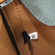 Prada Saffiano Cuir Small Double Leather Bag in Gray - 4